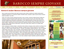 Tablet Screenshot of barocco.cz